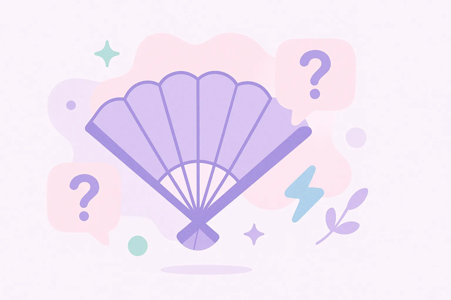 Ilustración estilizada de objetos tradicionales y elementos culturales representando costumbres y secretos